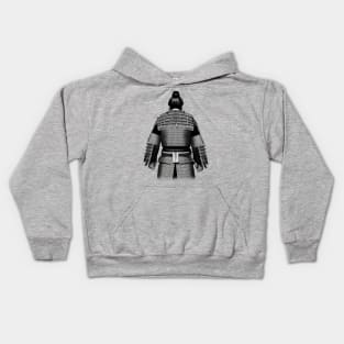 Samurai Warrior Preparing For Battle Kids Hoodie